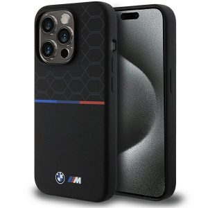 BMW BMHMP15L22SMPK iPhone 15 Pro 6.1" carcasă rigidă/neagră M silicon model MagSafe