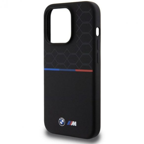 BMW BMHMP15L22SMPK iPhone 15 Pro 6.1" carcasă rigidă/neagră M silicon model MagSafe