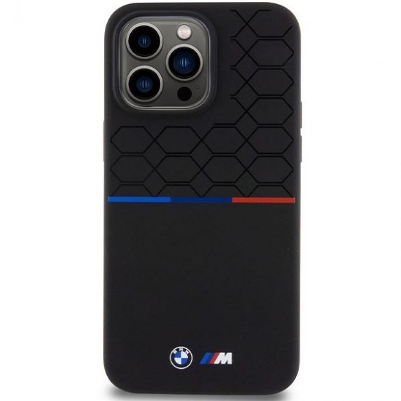 BMW BMHMP15X22SMPK iPhone 15 Pro Max 6.7" carcasă/neagră hardcase M silicon model MagSafe