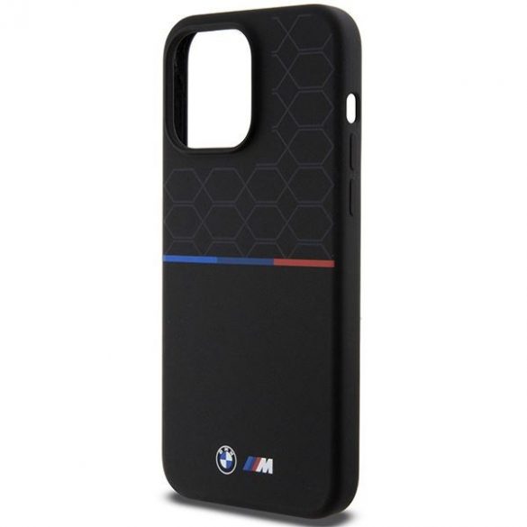 BMW BMHMP15X22SMPK iPhone 15 Pro Max 6.7" carcasă/neagră hardcase M silicon model MagSafe