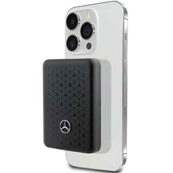 Mercedes Powerbank MEPB5KMESTK 15W 5000mAh negru / negru MagSafe