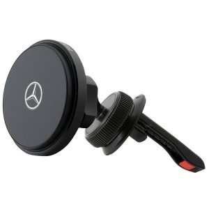 Mercedes MEMWCCK suport magnetic pentru grila de ventilație / sticlă negru / negru Silver Stars MagSafe