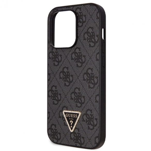 Guess GUHCP14XP4TDSCPK iPhone 14 Pro Max 6.7 negru / negru hard Husă Crossbody 4G Metal Logo"