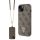 Guess GUHCP13MP4TDSCPW iPhone 13 / 14 / 15 6.1" husă rigidă maro/brązowy Crossbody 4G Metal Logo