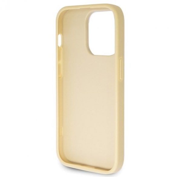 Guess GUHCP14LHG4SGD iPhone 14 Pro 6.1 gold/gold hard Husă Glitter Script Big 4G"