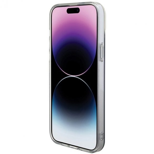 Guess GUHMP15LHITSK iPhone 15 Pro 6.1 carcasă rigidă/neagră IML Iridescent MagSafe"