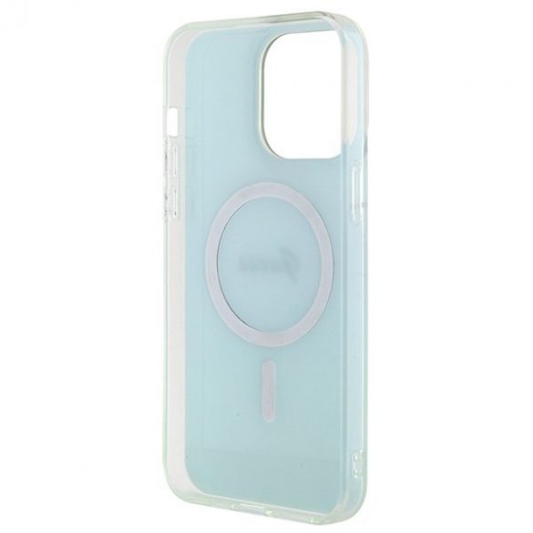 Guess GUHMP15LHITSQ iPhone 15 Pro 6.1 turkusow/turcoaz hardcase IML Iridescent MagSafe"