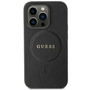 Guess GUHMP13LPSAHMCK Husă rigidă pentru iPhone 13 Pro / 13 6.1 czarny/negru Saffiano MagSafe"