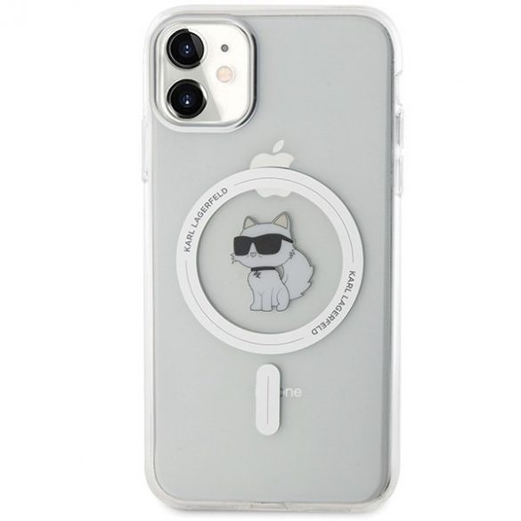 Karl Lagerfeld KLHMN61HFCCNOT iPhone 11 przezroczysty/transparent hardcase IML Choupette MagSafe