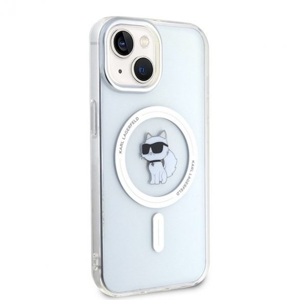 Karl Lagerfeld KLHMP15SHFCCNOT iPhone 15 / 14 / 13 6.1"Husătare transparentă IML Choupette MagSafe