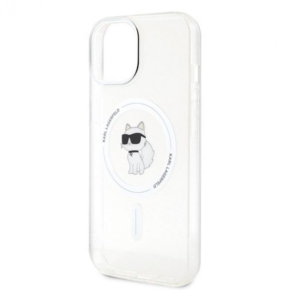 Karl Lagerfeld KLHMP15SHFCCNOT iPhone 15 / 14 / 13 6.1"Husătare transparentă IML Choupette MagSafe