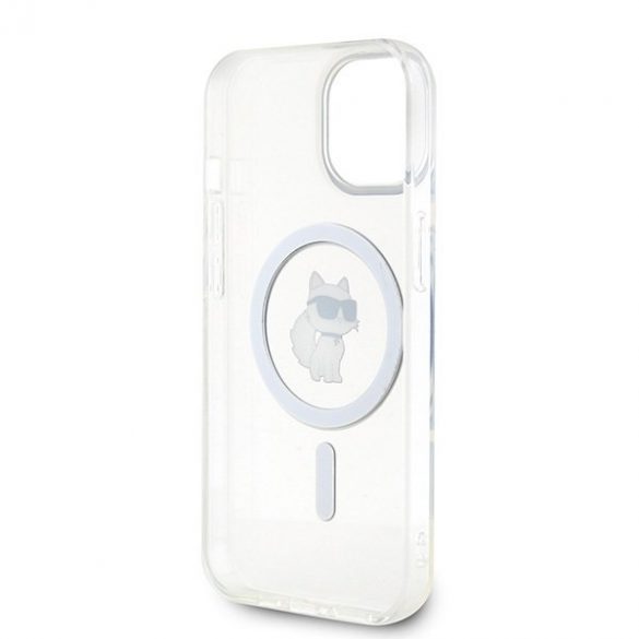 Karl Lagerfeld KLHMP15SHFCCNOT iPhone 15 / 14 / 13 6.1"Husătare transparentă IML Choupette MagSafe