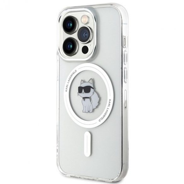 Karl Lagerfeld KLHMP15LHFCCNOT iPhone 15 Pro 6.1 transparent hard Husă IML Choupette MagSafe"