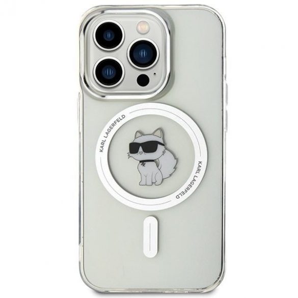 Karl Lagerfeld KLHMP15LHFCCNOT iPhone 15 Pro 6.1 transparent hard Husă IML Choupette MagSafe"