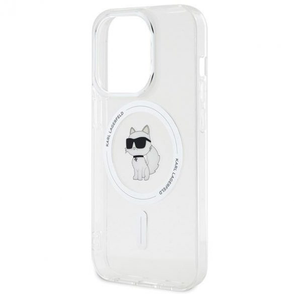 Karl Lagerfeld KLHMP15LHFCCNOT iPhone 15 Pro 6.1 transparent hard Husă IML Choupette MagSafe"