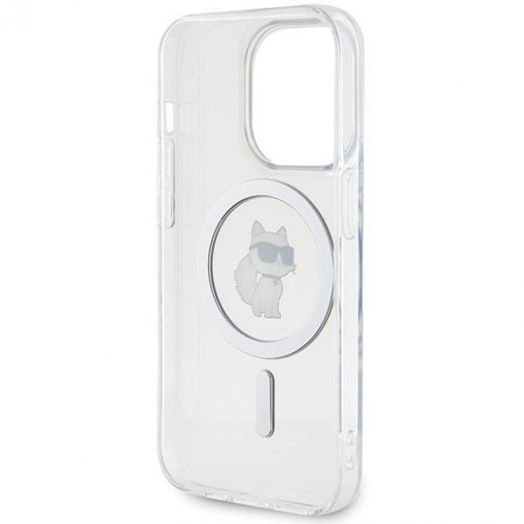 Karl Lagerfeld KLHMP15LHFCCNOT iPhone 15 Pro 6.1 transparent hard Husă IML Choupette MagSafe"