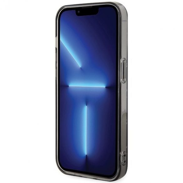 Karl Lagerfeld KLHCP15LHNKMKLK Husă rigidă transparentă pentru iPhone 15 Pro 6.1 Monogram Ikonik"