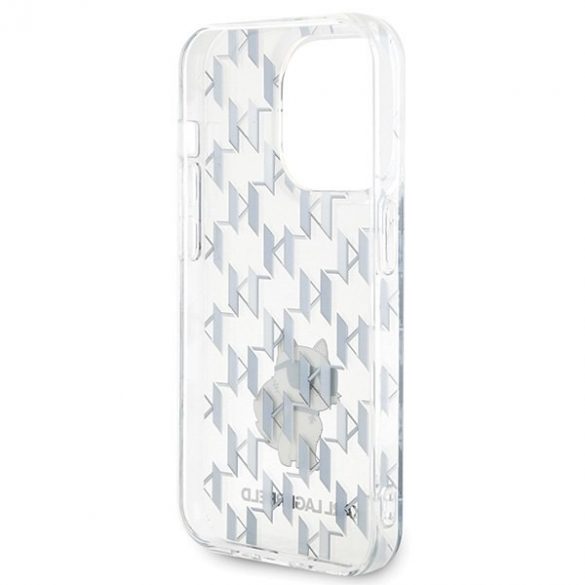 Karl Lagerfeld KLHCP15LHNCMKLT iPhone 15 Pro 6.1 transparent hard Husă Monogram Choupette"