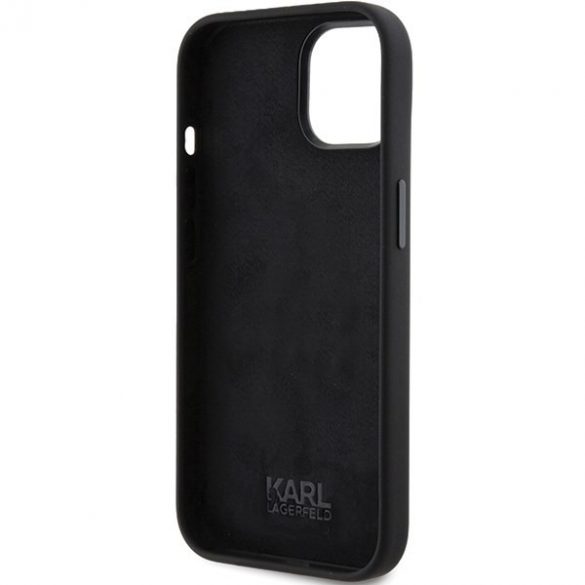 Karl Lagerfeld KLHCP15MSDHKCNK iPhone 15 Plus / 14 Plus 6.7" czarny/negru Silicon Karl&Chouette Head