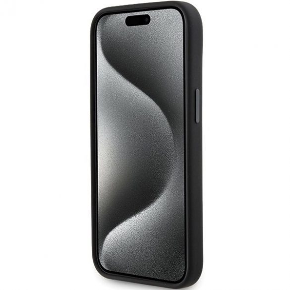 Karl Lagerfeld KLHCP15MSMHKNPK iPhone 15 Plus / 14 Plus 6,7" czarny/negru Silicon Ikonik Metal Pin