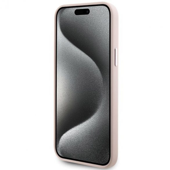 Karl Lagerfeld KLHCP15MSMHCNPP iPhone 15 Plus / 14 Plus 6,7" rożowy/roz Silicon Choupette Metal Pin