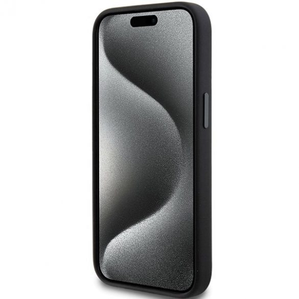 Karl Lagerfeld KLHCP15MSMHCNPK iPhone 15 Plus / 14 Plus 6,7" czarny/negru Silicon Choupette Metal Pin