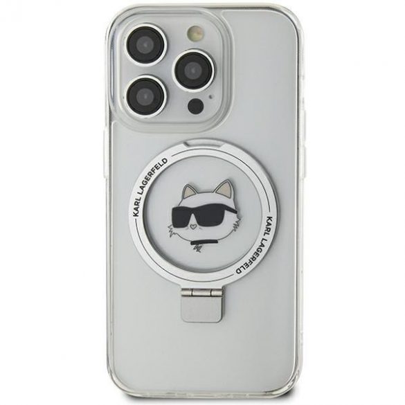 Karl Lagerfeld KLHMP15XHMRSCHH iPhone 15 Pro Max 6,7 biały/alb Hardcase Ring Stand Choupette Head MagSafe"