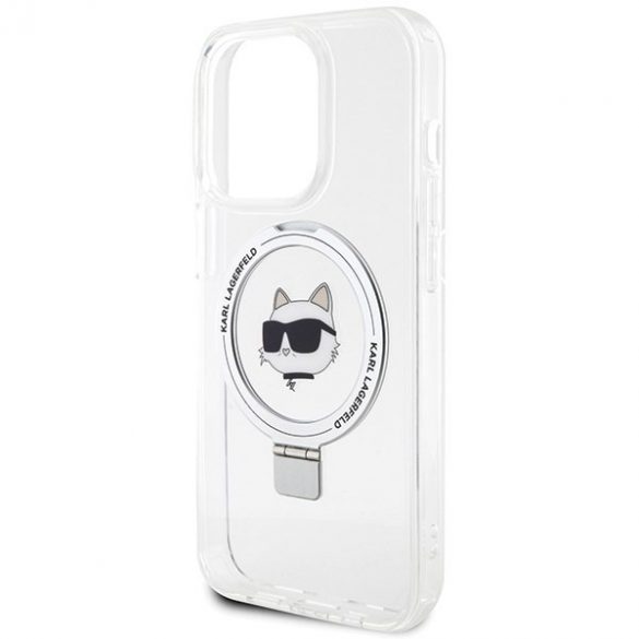 Karl Lagerfeld KLHMP15XHMRSCHH iPhone 15 Pro Max 6,7 biały/alb Hardcase Ring Stand Choupette Head MagSafe"