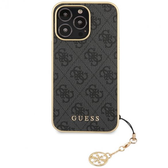 Guess GUHCP14LGF4GGR iPhone 14 Pro 6,1 husă rigidă szary/gri 4G Charms Collection"