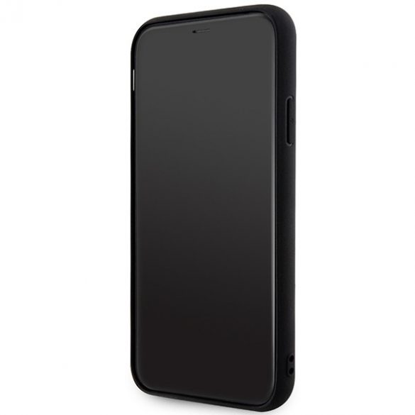 Karl Lagerfeld KLHCN61RUPKLPK iPhone 11 / Xr 6.1 hard Husă negru / negru 3D Monogram"