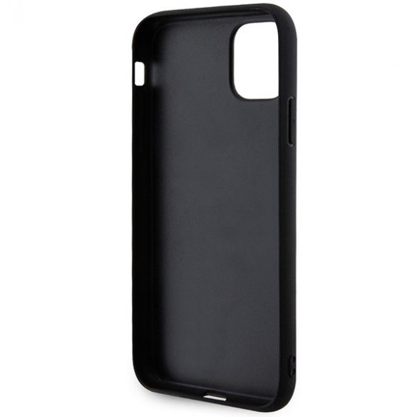 Karl Lagerfeld KLHCN61RUPKLPK iPhone 11 / Xr 6.1 hard Husă negru / negru 3D Monogram"