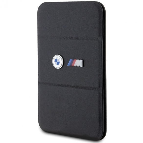 Suport pentru slot pentru carduri de portofel BMW BMWCSMMPGK czarny/negru Colecția MagSafe M Edition