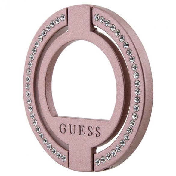 Guess MagSafe Ring stand GUMRSALDGP różowy/roz Stras