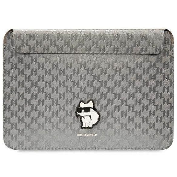 Mânecă Karl Lagerfeld KLCS14SAKHPCG 14 srebrny/argintiu Saffiano Monogram Choupette"