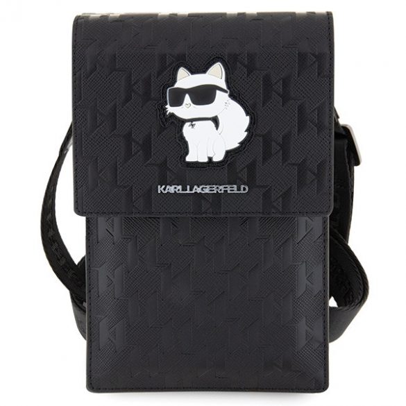 Karl Lagerfeld Geantă  KLWBSAKHPCK negru/negru Saffiano Monogram Choupette