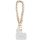 Guess GUOUCHSAMC4P Universal Hand Strap roz/roz Saffiano Chain 4G Charm