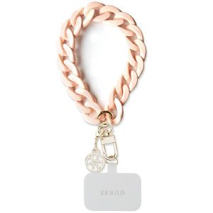 Guess GUOUCBMC4MP Curea universală mare de mână rożowy/roz Acrilic 4G Charm