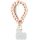 Guess GUOUCBMC4MP Curea universală mare de mână rożowy/roz Acrilic 4G Charm