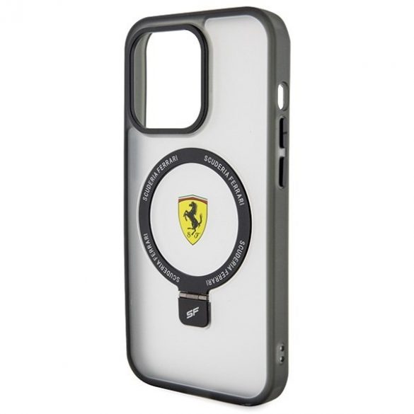 Ferrari FEHMP15LUSCAH iPhone 15 Pro 6.1 husă rigidă transparentă Ring Stand 2023 Collection MagSafe"