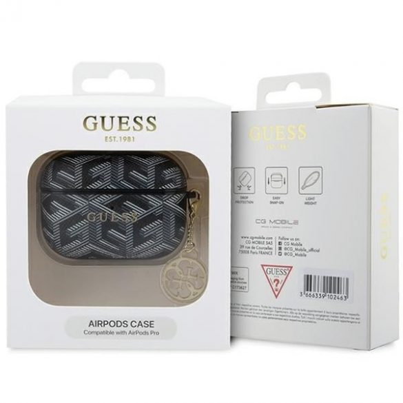 Guess GUAPPGCE4CK Husa AirPods Pro GCube Charm czarny/negru