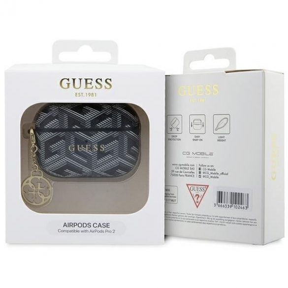 Husă Guess GUAP2PGCE4CK AirPods Pro 2 (2022/2023) GCube Charm czarny/negru