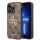 Guess GUHCP15X4GMGBR iPhone 15 Pro Max 6.7 brązowy/maro carcasă rigidă 4G Big Metal Logo"