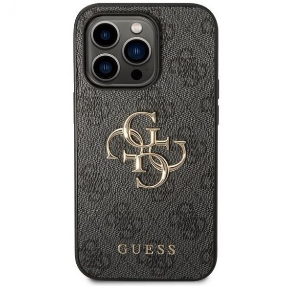 Guess GUHCP15X4GMGGR iPhone 15 Pro Max 6,7 szary/gri, 4G Big Metal Logo"