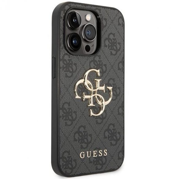 Guess GUHCP15X4GMGGR iPhone 15 Pro Max 6,7 szary/gri, 4G Big Metal Logo"