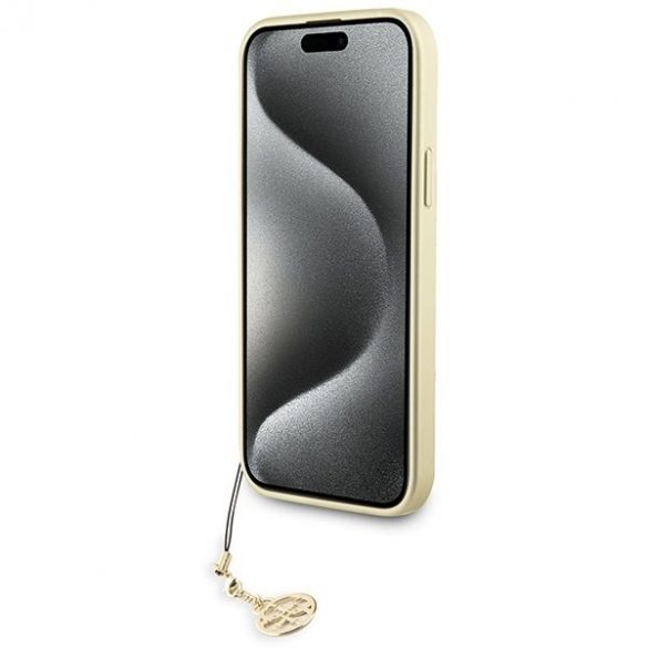 Guess GUHCP15MGF4GBR iPhone 15 Plus / 14 Plus 6,7" husă rigidă maro/brązowy 4G Charms Collection