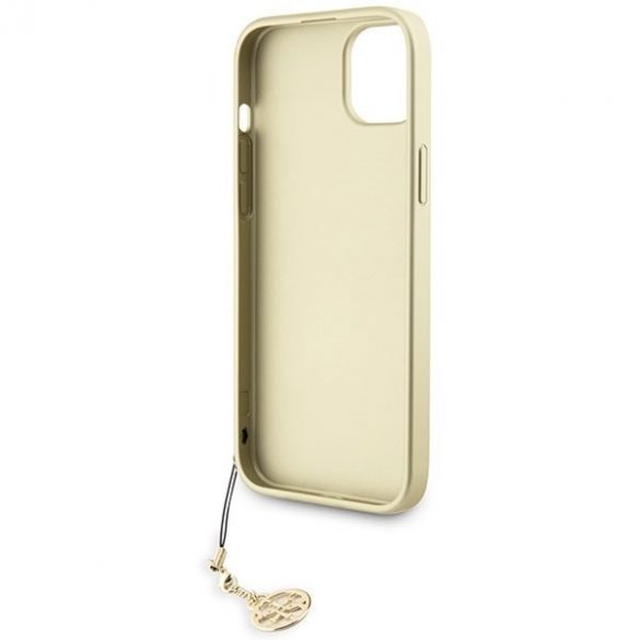 Guess GUHCP15MGF4GBR iPhone 15 Plus / 14 Plus 6,7" husă rigidă maro/brązowy 4G Charms Collection