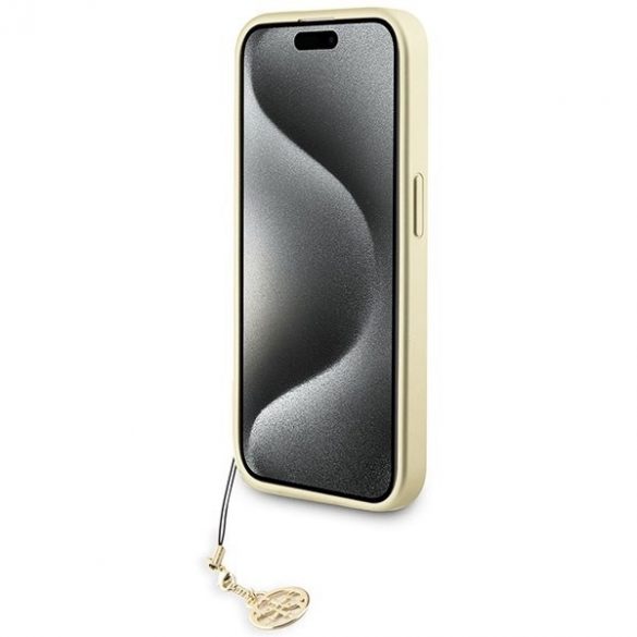 Guess GUHCP15LGF4GBR iPhone 15 Pro 6.1 maro/maro închis 4G Charms Collection"