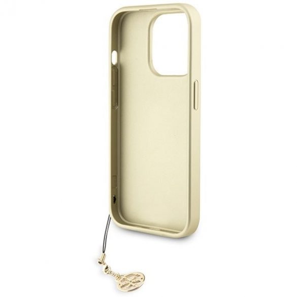 Guess GUHCP15LGF4GBR iPhone 15 Pro 6.1 maro/maro închis 4G Charms Collection"