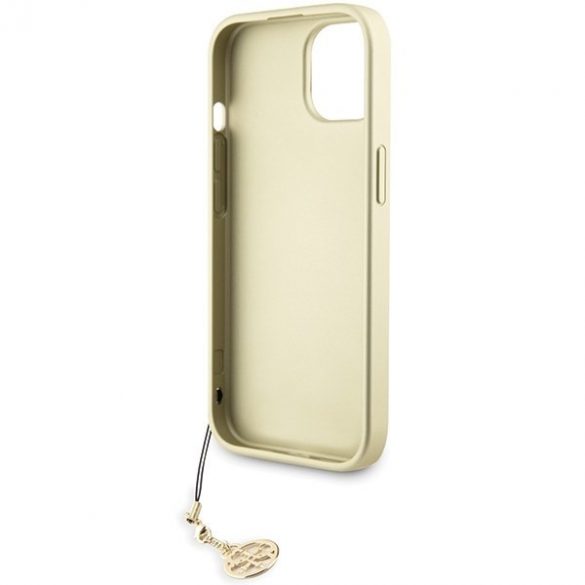 Guess GUHCP15SGF4GGR iPhone 15 / 14 / 13 6,1" husă szary/gri 4G Charms Collection