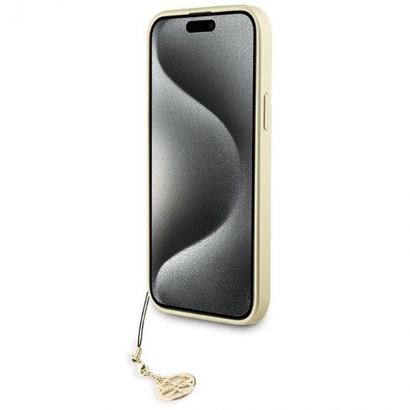 Guess GUHCP15MGF4GGR iPhone 15 Plus / 14 Plus husă rigidă szary/gri de 6,7 inchi 4G Charms Collection